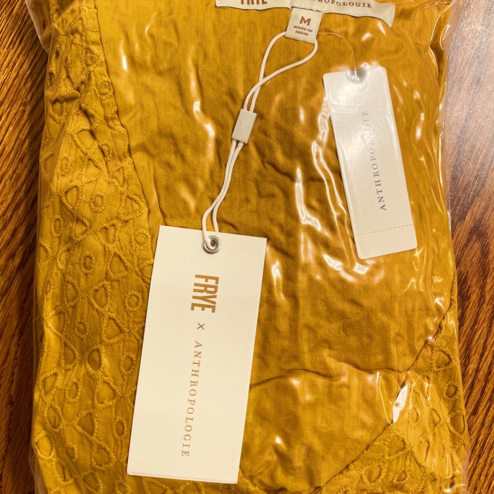 Anthropologie Nuri Eyelet Wrap Dress - Picture 10 of 11